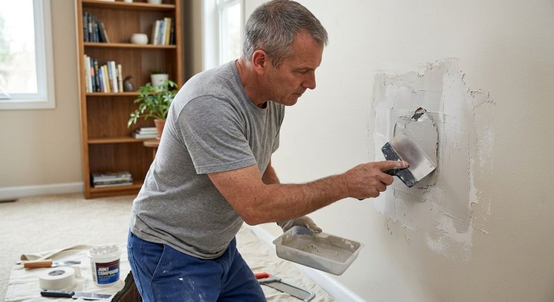 Bedroom Wall Repair in Wilmington, NC