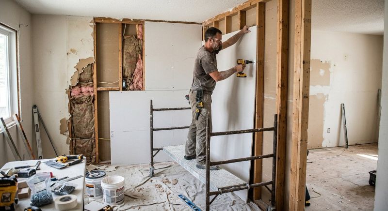 Garage Wallboard Installation in Denver County, CO